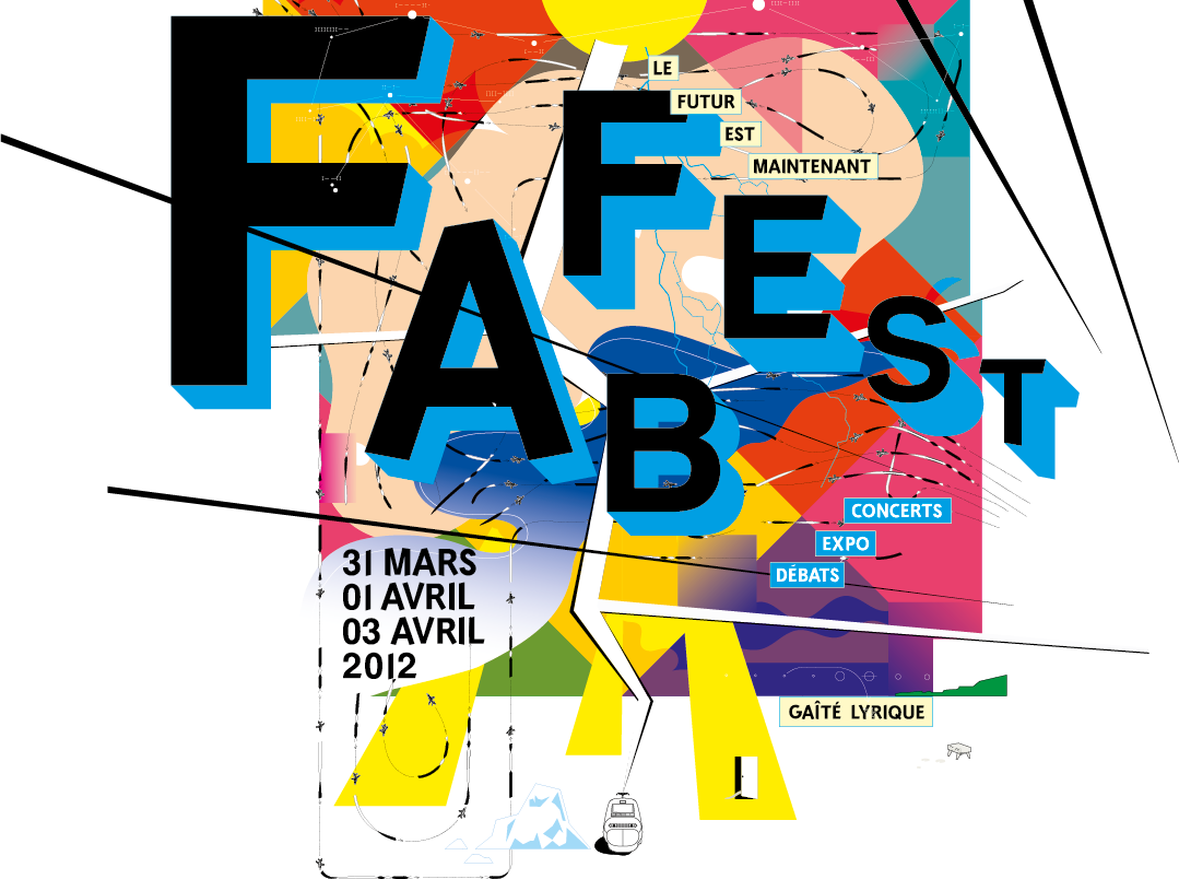 Fabfest Poster - Graphic Design Clipart (1079x804), Png Download