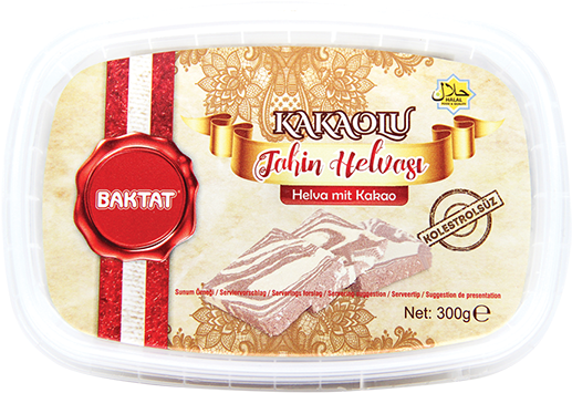 Halva Mit Kakao 300 G - Convenience Food Clipart (600x700), Png Download
