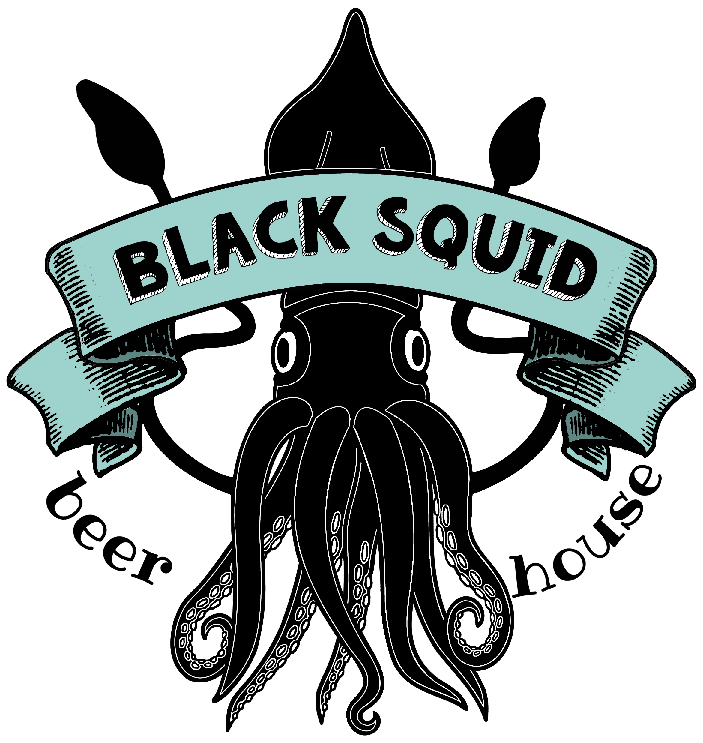 Black Squid Beerhouse , Png Download - Illustration Clipart (2344x2477), Png Download