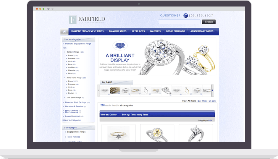 Fairfield County Diamonds A Leading Diamond Seller - Computer Program Clipart (940x538), Png Download