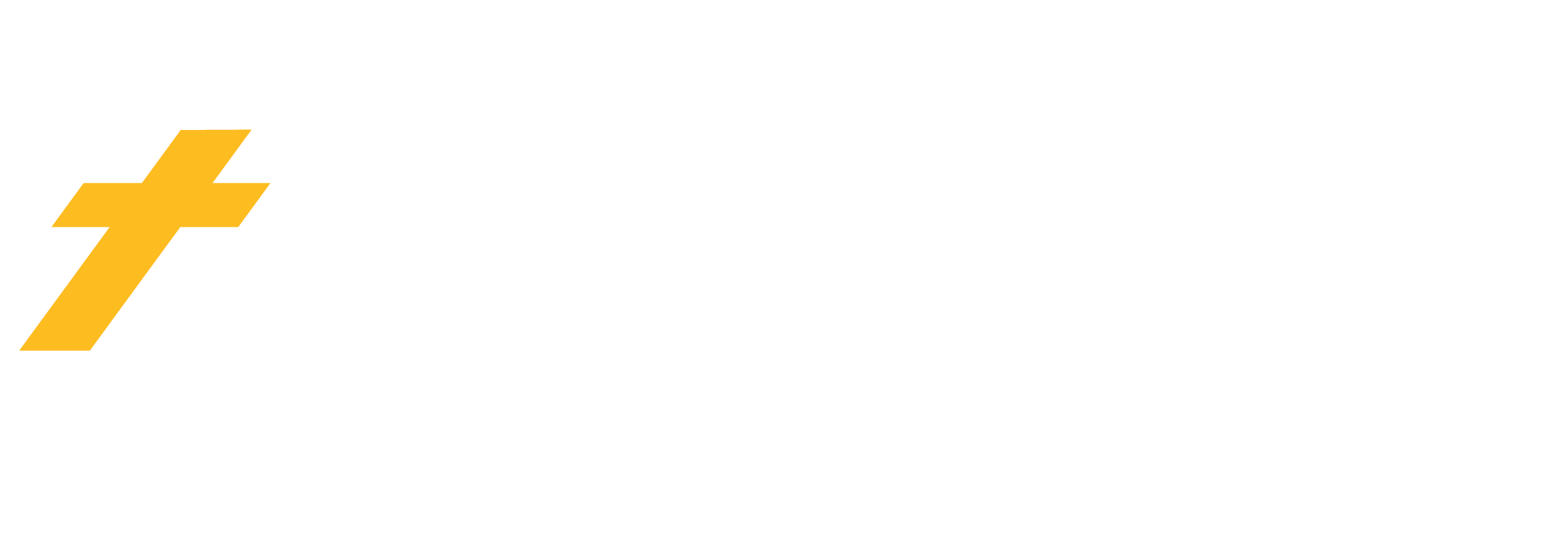 Acn East Maitland Logo Reverse Gold Cross - Outcast Agency Clipart (2219x785), Png Download