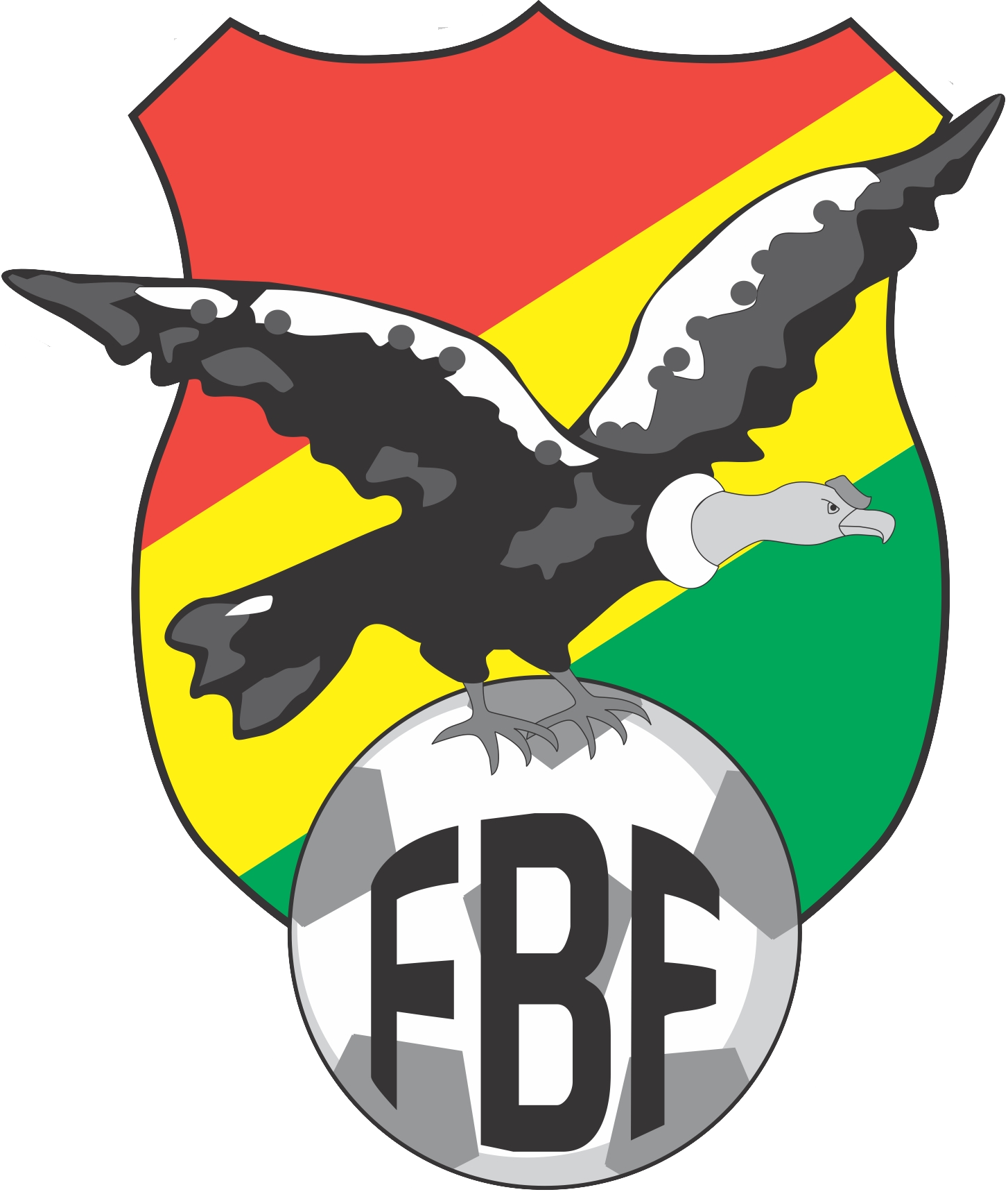 Bolivian Football Federation & Bolivia National Football - Bolivia Football Federation Logo Clipart (1454x1718), Png Download