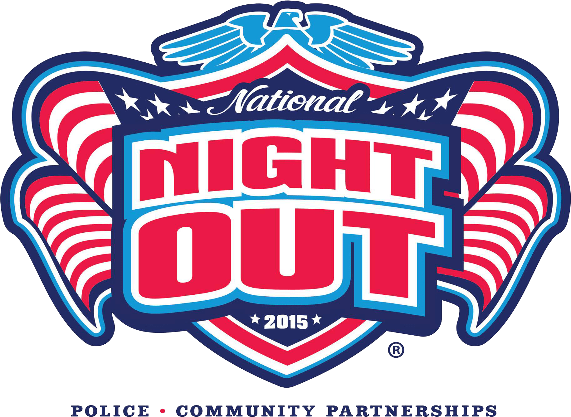 Community And Law Enforcement Build Camaraderie - National Night Out 2018 Houston Clipart (2048x1621), Png Download