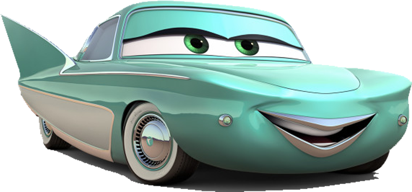 Championship Cars Mcqueen Lightning Mater-national - Cars Flo Clipart (1181x1181), Png Download