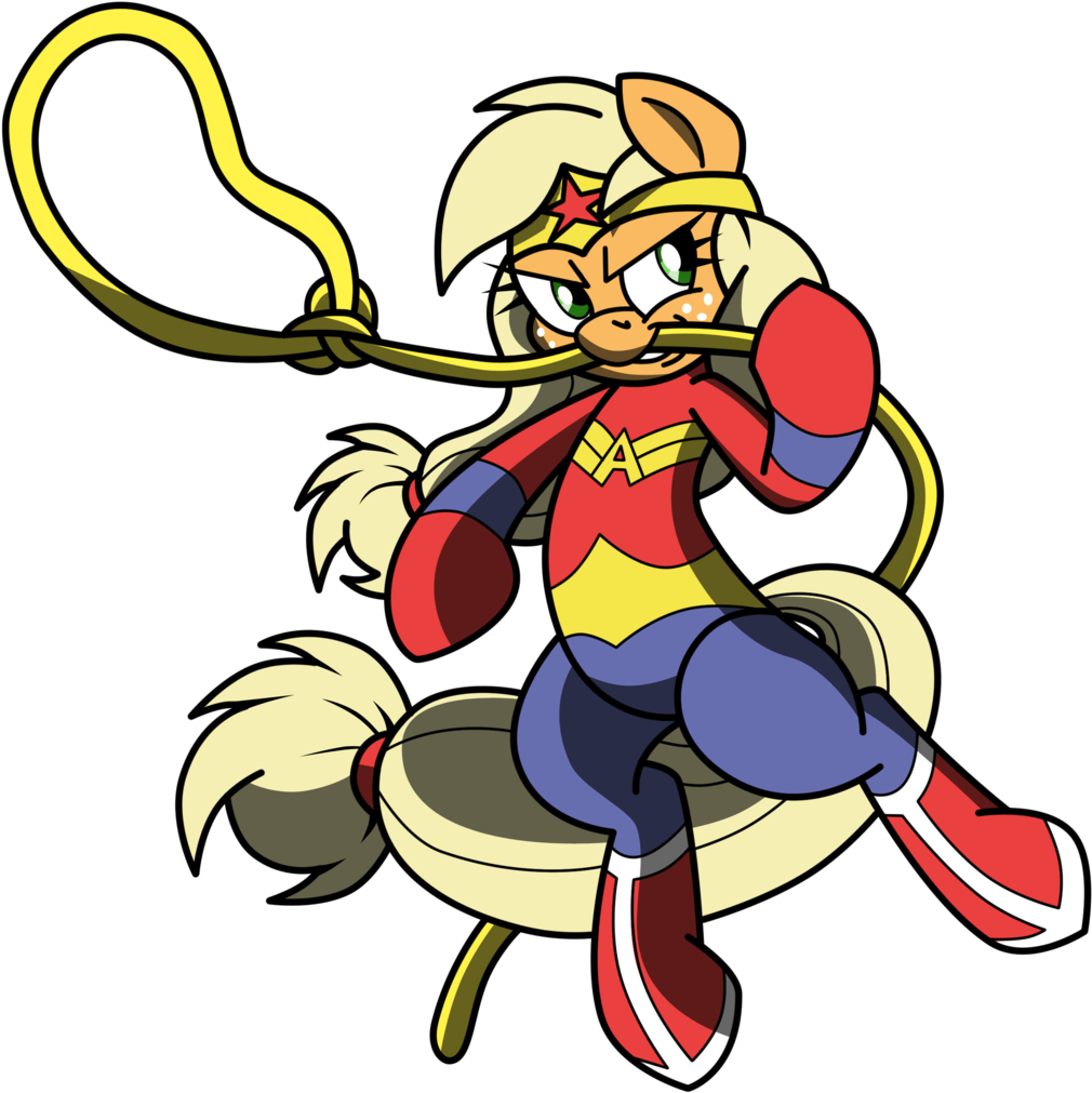 Wondermare And Her Lasso Of Truth - Cartoon Clipart (1024x1024), Png Download