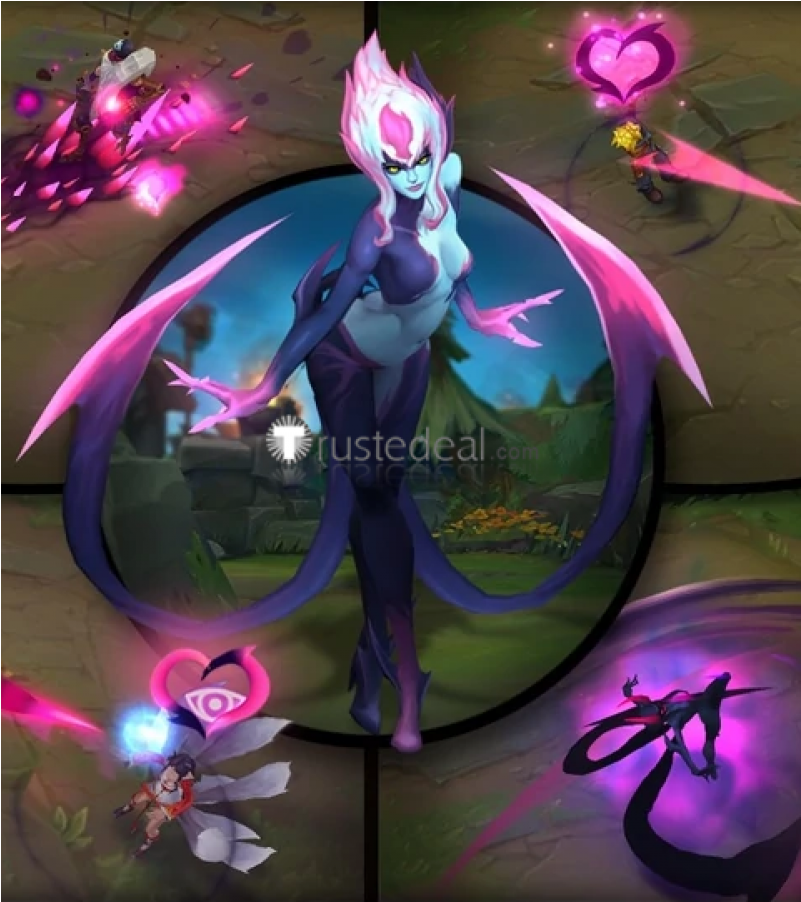 League Of Legends Lol Evelynn Classic Agony's Embrace - Evelynn League Of Legends Clipart (800x1200), Png Download