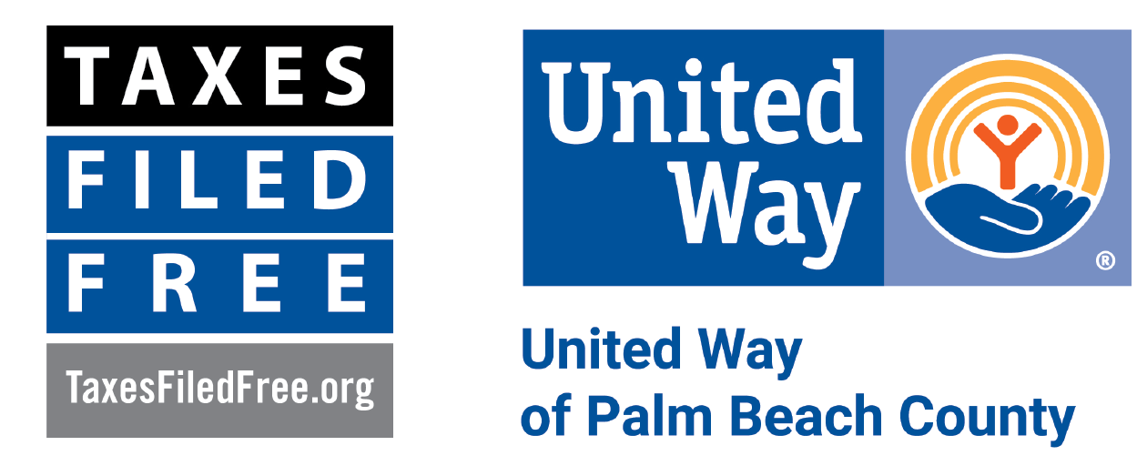 United Way Of Palm Beach County And Its Primary Partner, - United Way Of Palm Beach County Logo Png Clipart (1249x523), Png Download