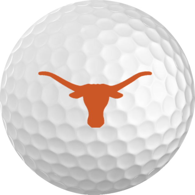 Texas Longhorns Titleist Prov1 Refinished Ncaa Golf - Texas Longhorns Clipart (640x639), Png Download