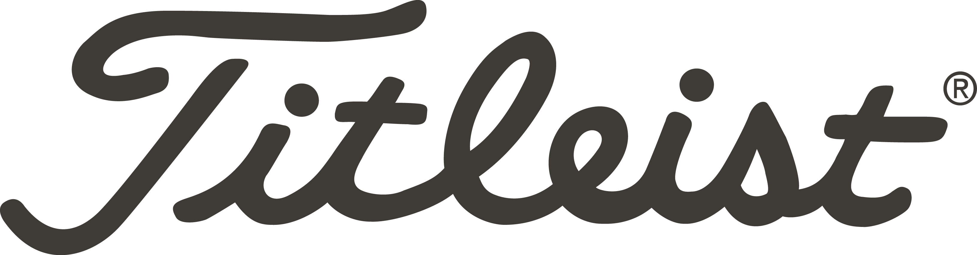 Balls Golf Titleist Logo Clubs Axe Professional Clipart - Titleist Golf - Png Download (3262x854), Png Download