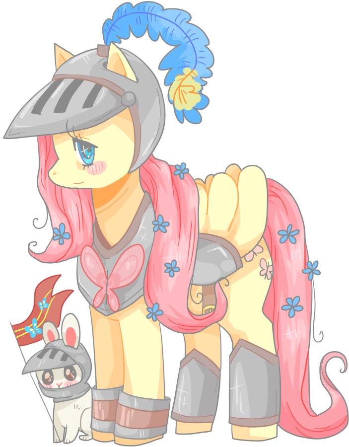 Angel Bunny, Armor, Artist - Cartoon Clipart (800x1000), Png Download