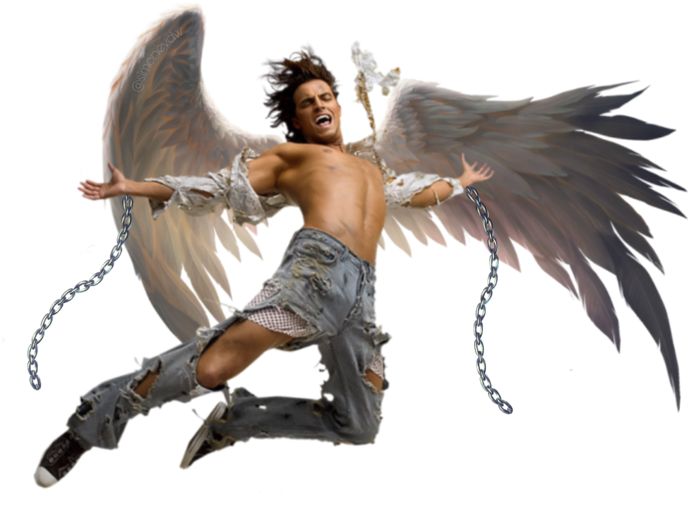 #angel #wings #man #flying @danial8986 - Alas Png Para Photoshop Clipart (1024x792), Png Download