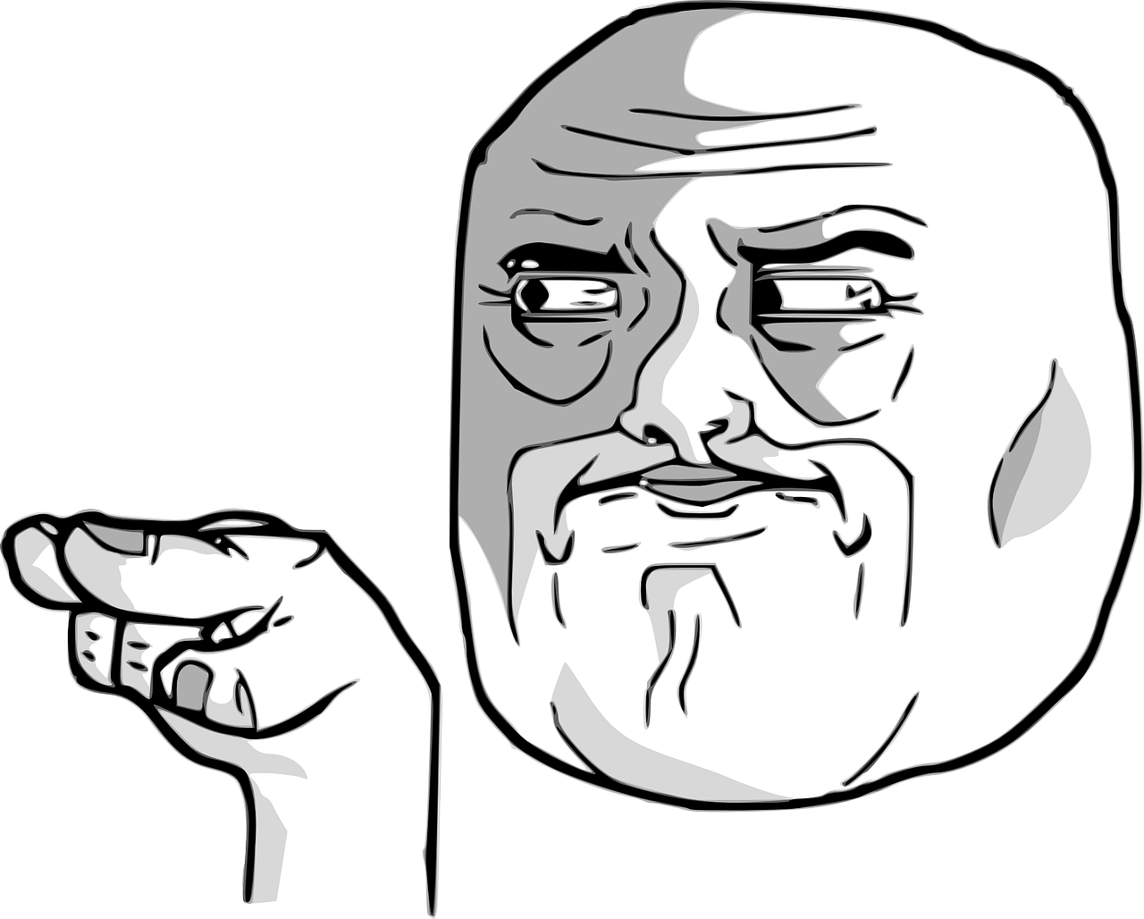 Ve Got My Eyes On You Meme Clipart (1280x1028), Png Download