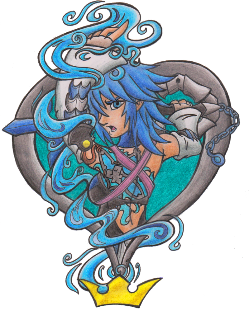 Color Ink Aqua Tattoo Design Clipart (799x999), Png Download