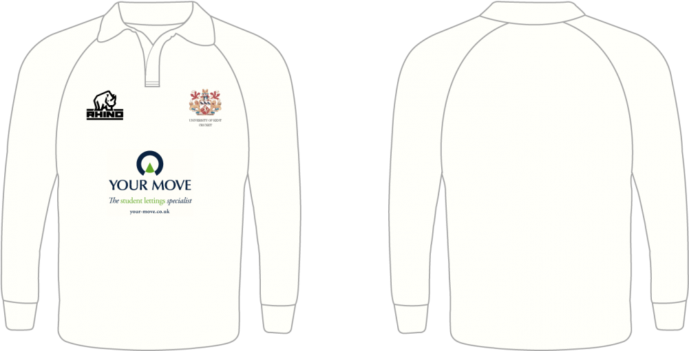 Team Kent Cricket Longsleeve Polo Shirt - Long-sleeved T-shirt Clipart (1000x1000), Png Download
