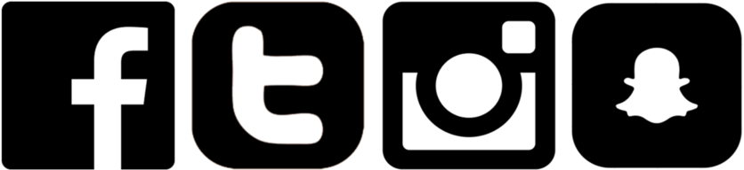 Snapchat Vector Twitter Icon Facebook Clipart (1000x384), Png Download