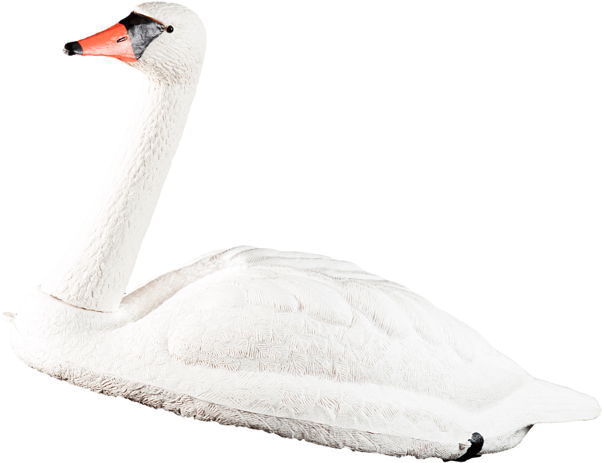 Hay Bale Blind - Swan Clipart (1000x1000), Png Download