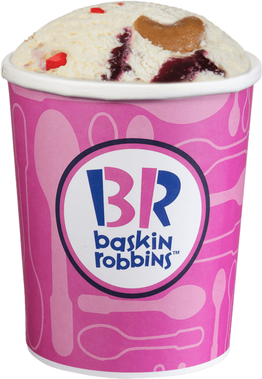 Ping Baskin Robbins Ice Cream , Png Download - Michigan Blue Ice Cream Baskin Robbins Clipart (510x737), Png Download