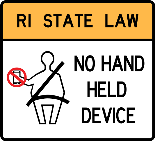 Rhode Island Has A New Law That Prohibits Any Driver - Ri Hands Free Law Clipart (693x496), Png Download