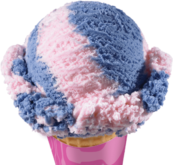 Free Png Download Baskin Robbin Png Images Background - Baskin Robbins Ice Cream Cotton Candy Clipart (850x680), Png Download