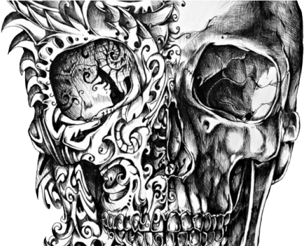 Skull Tattoo Png Transparent Images - Tattoo Full Hd Png Clipart (640x480), Png Download