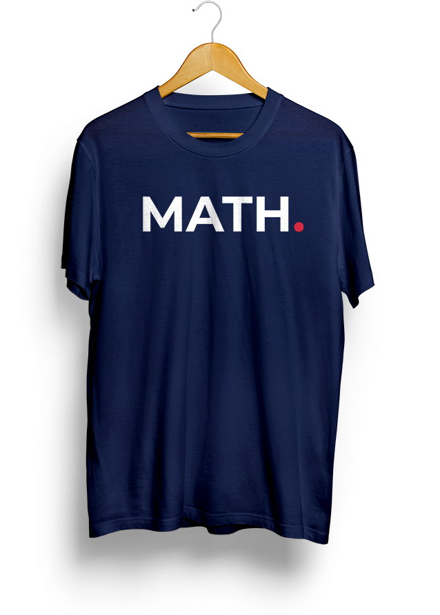 Math T-shirt - Track Id T Shirt Clipart (1000x938), Png Download