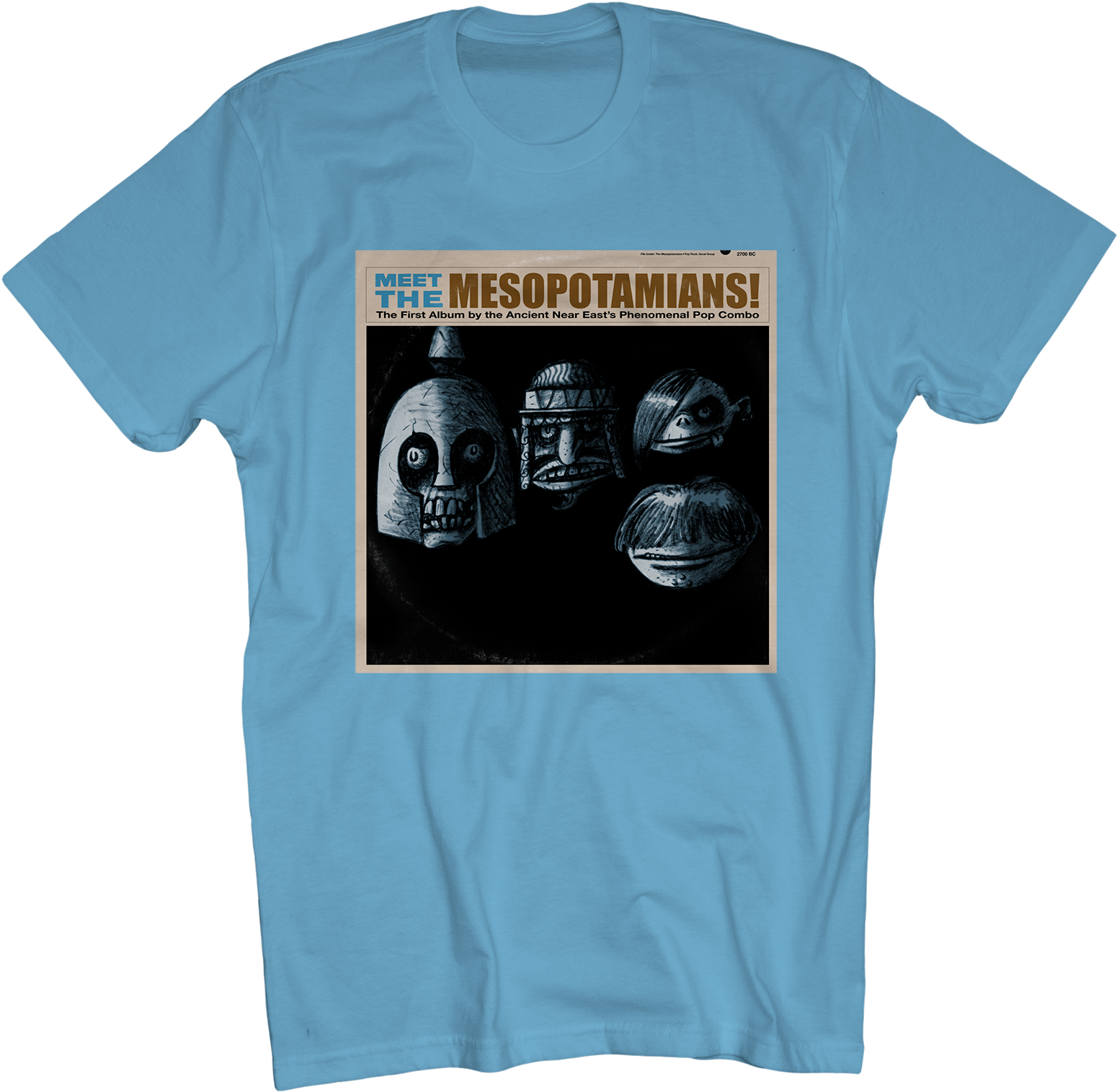 Meet The Mesopotamians On Blue - Active Shirt Clipart (1600x1600), Png Download