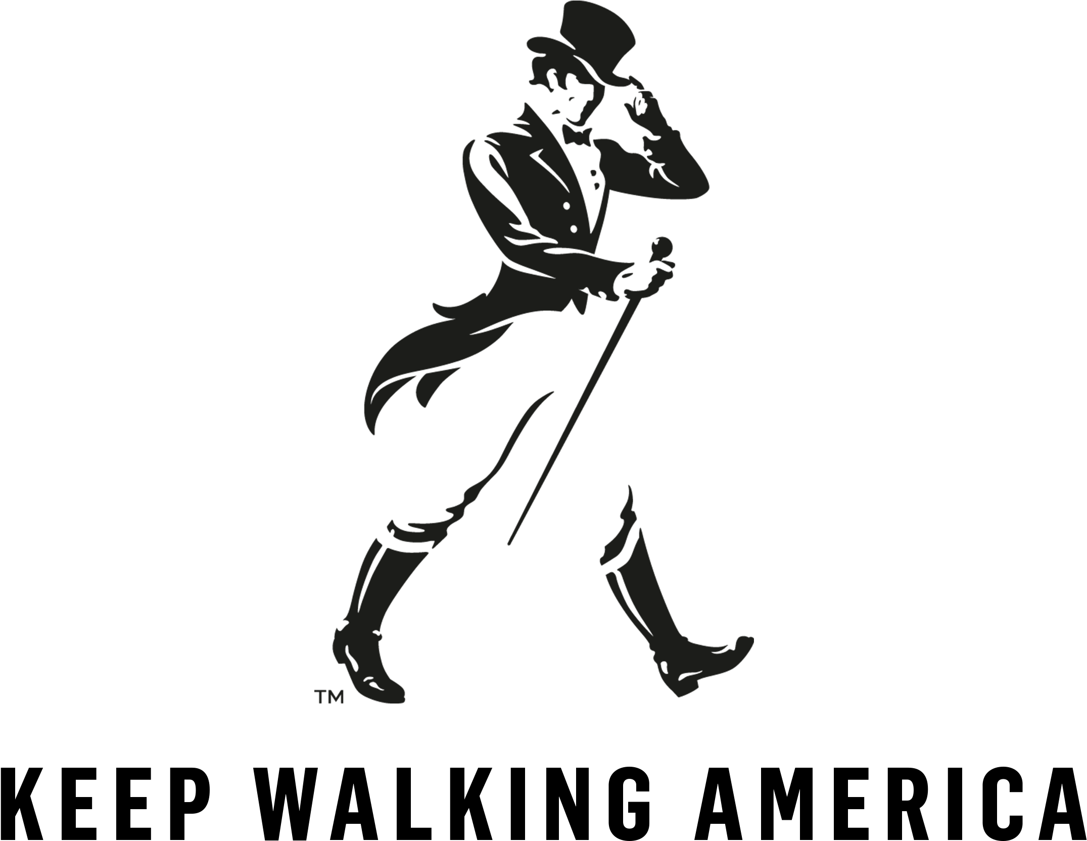 Johnnie Walker Logo - Johnnie Walker Keep Walking America Clipart (2151x1664), Png Download