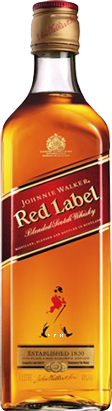 Price - Johnnie Walker Red Label 1 0 Clipart (650x1350), Png Download