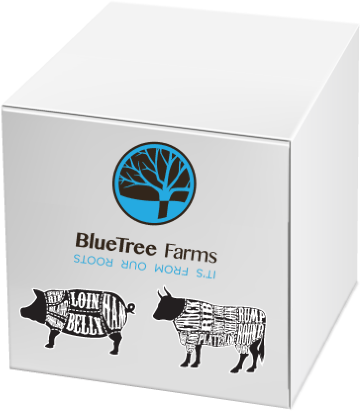 $125 Beef & Pork Box - Box Clipart (1000x1000), Png Download