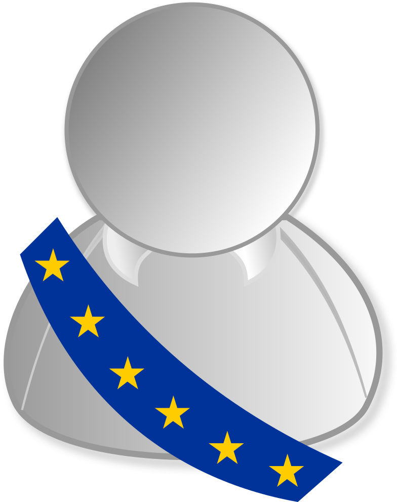 European Union Politic Personality Icon - Icon Of Germany Clipart (819x1024), Png Download