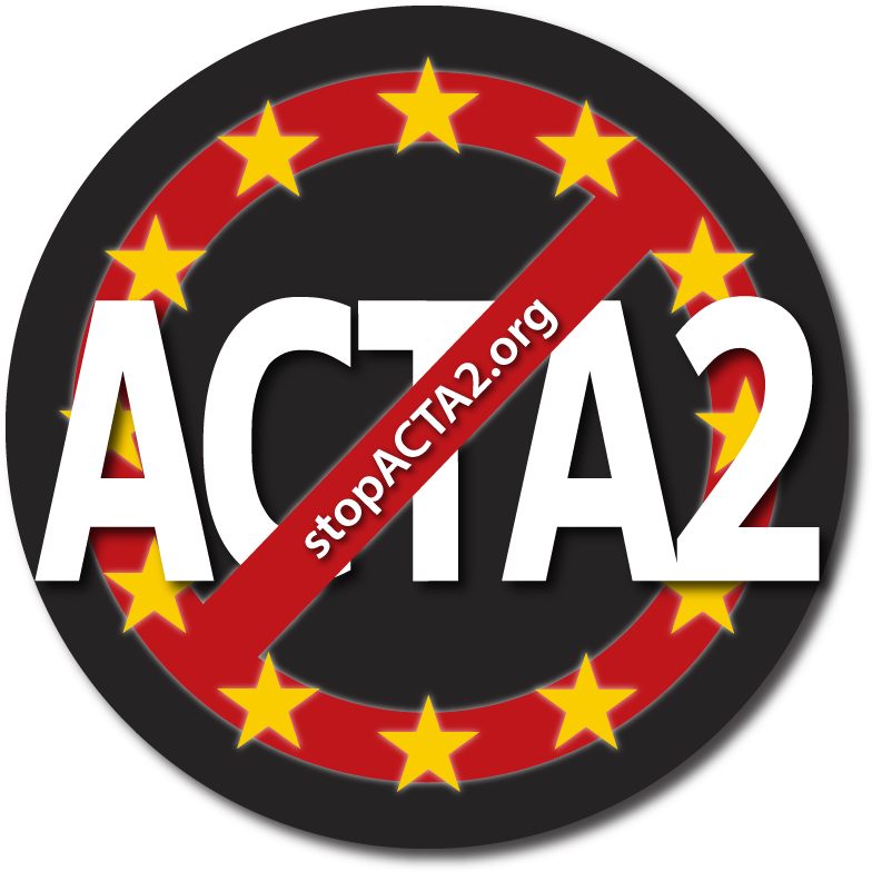 With Save The Eu Stars Version For Open Use - Stop Acta 2 2019 Clipart (800x800), Png Download