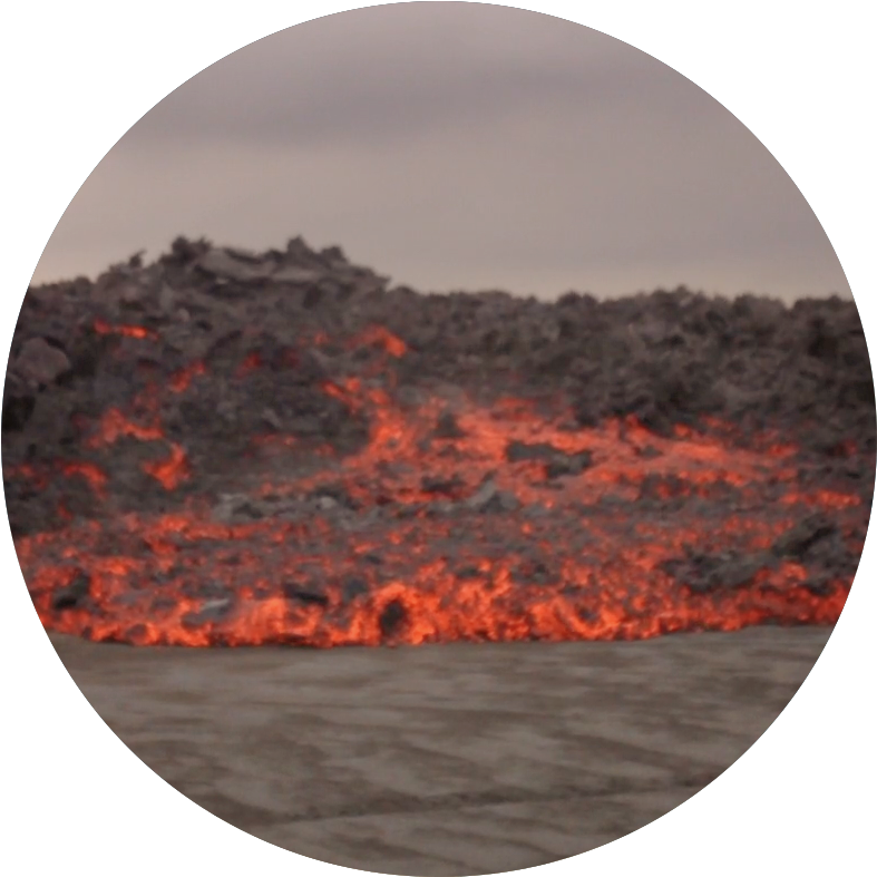Redfern Says The Lava From Bardarbunga Came From Quite - Molten Rock Png Clipart (1000x1000), Png Download