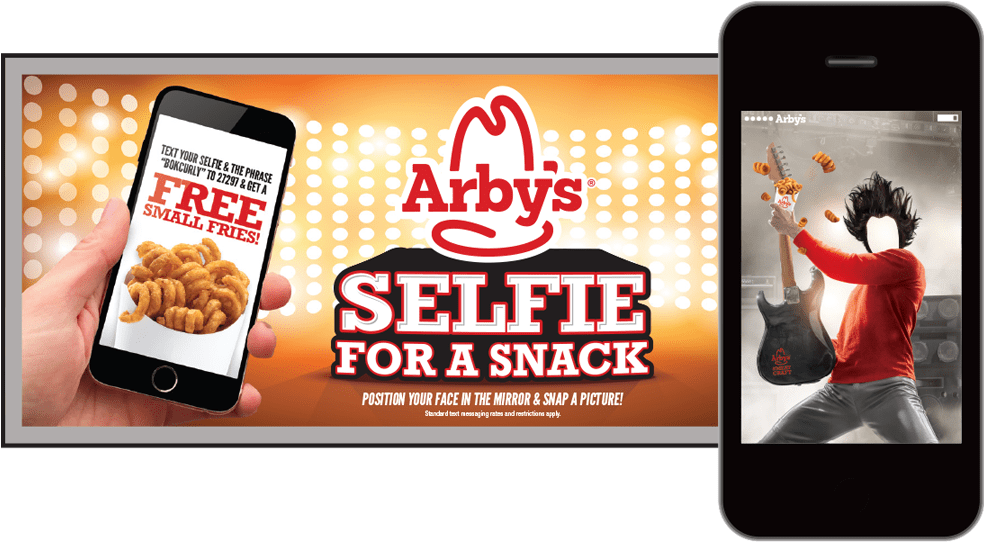 Arby's Bok Center Interactive Ad Campaign - Arby's Clipart (1200x600), Png Download