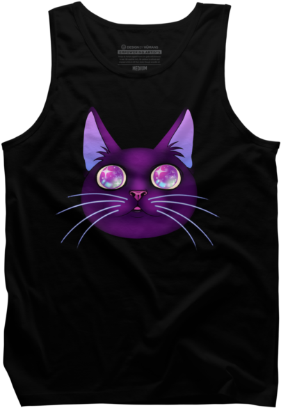 Sparkle Eyes Cat - Cat Yawns Clipart (650x650), Png Download