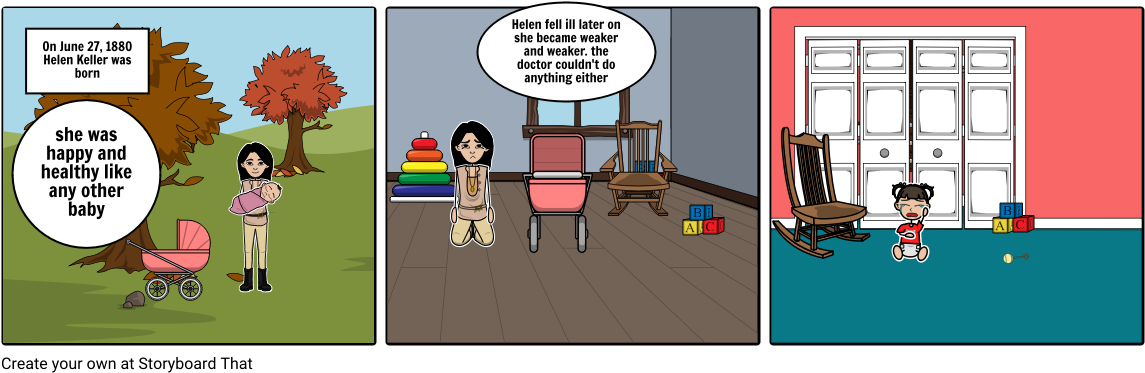 Helen Keller - Cartoon Clipart (1164x385), Png Download