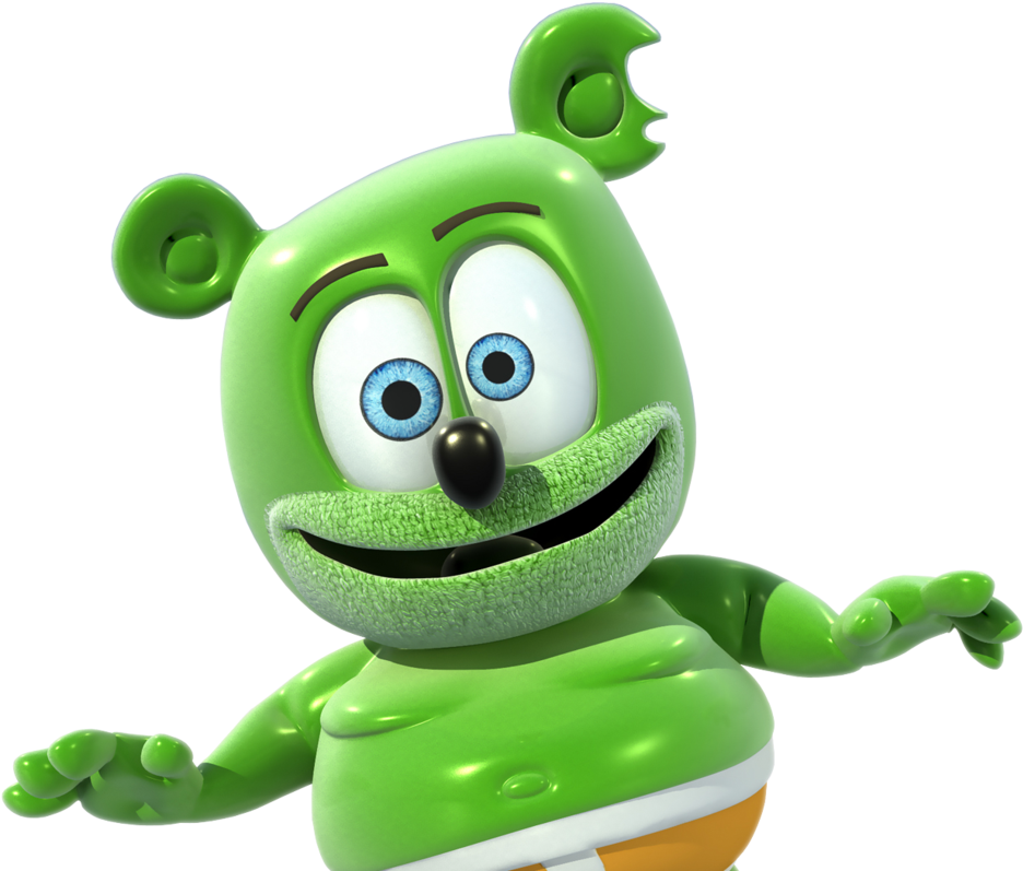 [render] Gummy Bear Stare / Olhar By Bmatsantos Pluspng - Gummy Bear Song Cake Clipart (975x820), Png Download