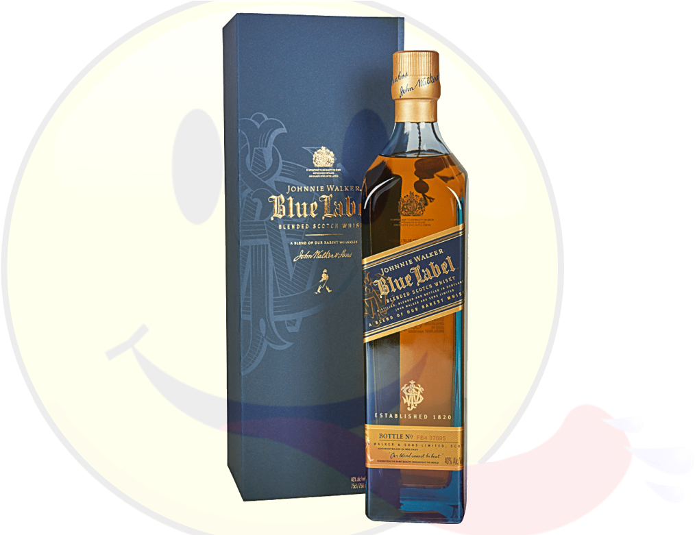Johnnie Walker Blue 80o Clipart (1040x780), Png Download