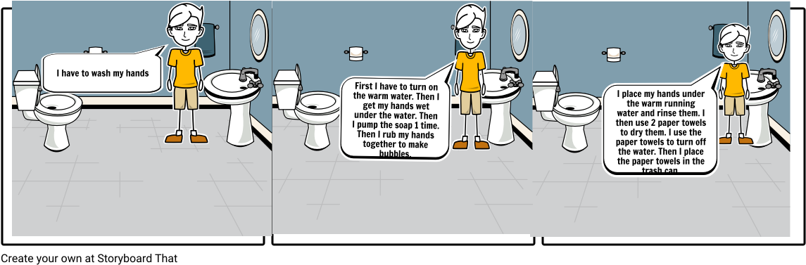 Washing Hands - Cartoon Clipart (1164x385), Png Download