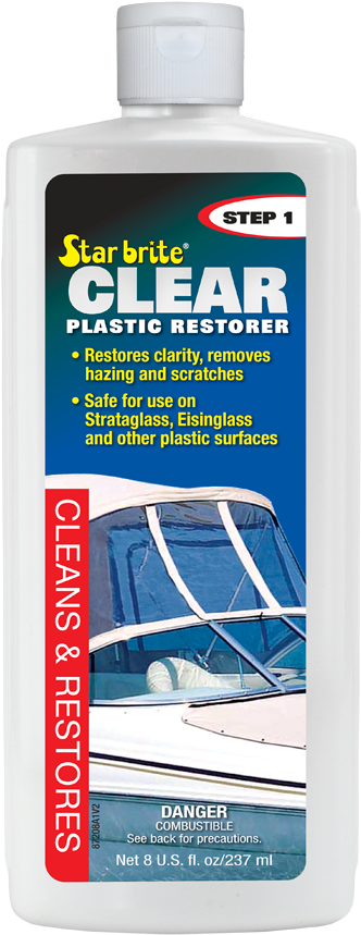Item - - Star Brite Clear Plastic Restorer Clipart (347x900), Png Download