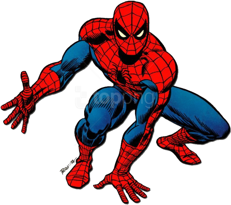 Free Png Download Spiderman Clipart Png Photo Png Images - Spider Man Comic Suit Transparent Png (850x725), Png Download