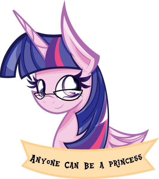 Maudpiie, Female, Feminist Ponies, Glasses, Lies, Looking - Cartoon Clipart (535x600), Png Download