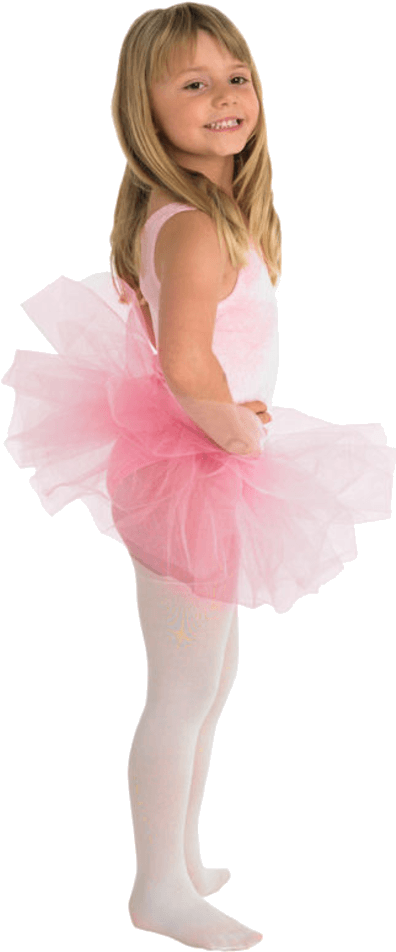 Child Pink Tutu - Costume Clipart (600x951), Png Download