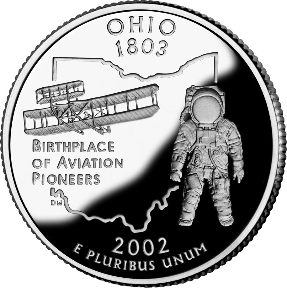 Ohio State Quarter Clipart (915x917), Png Download