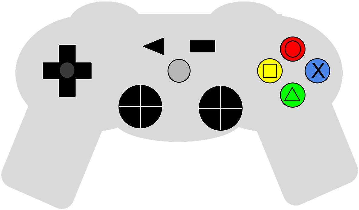 Video Games Games Video Png Image - Control De Consola Png Clipart (1280x852), Png Download