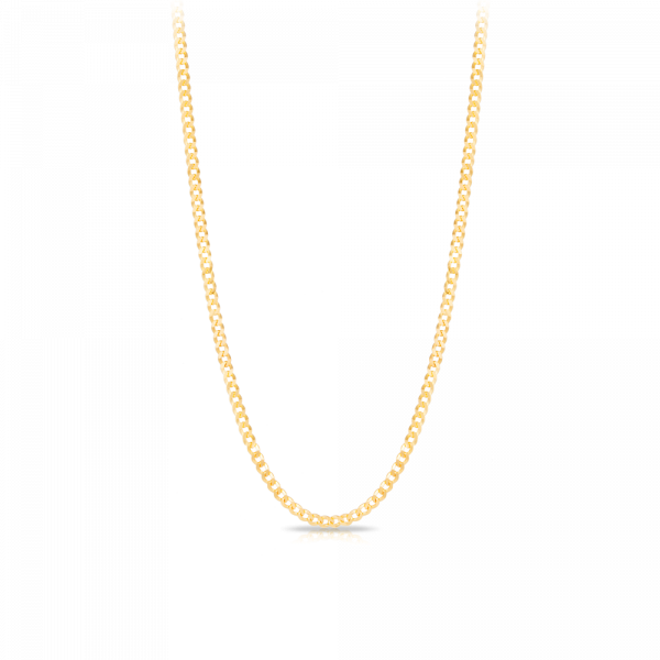Diamond Cut Link - Maya Brenner Initial Necklace Clipart (600x600), Png Download