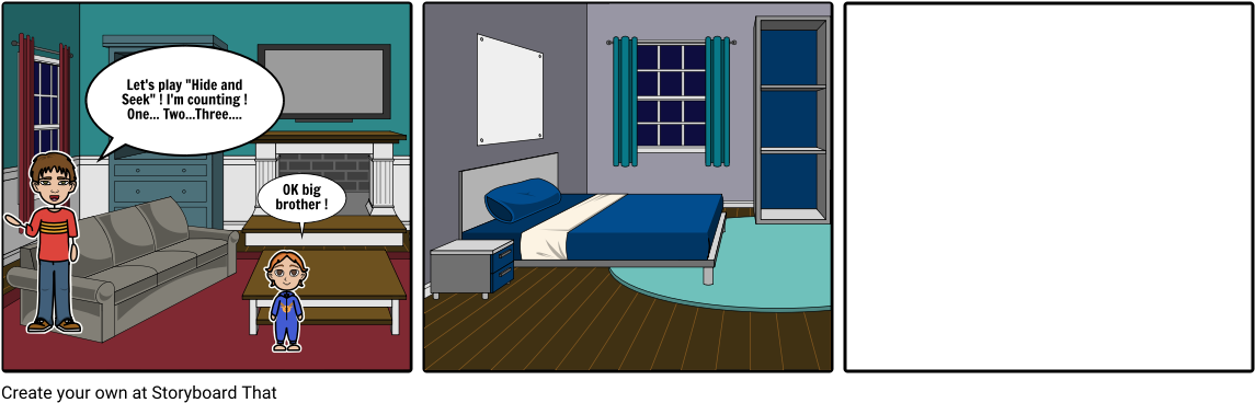 Hide And Seek - Bedroom Clipart (1164x385), Png Download