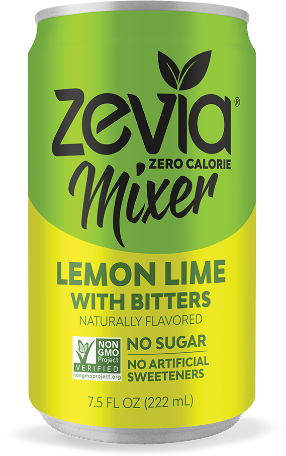 Zevia Sugar-free Lemon Lime With Bitters - Lemon Lime Package Clipart (576x906), Png Download