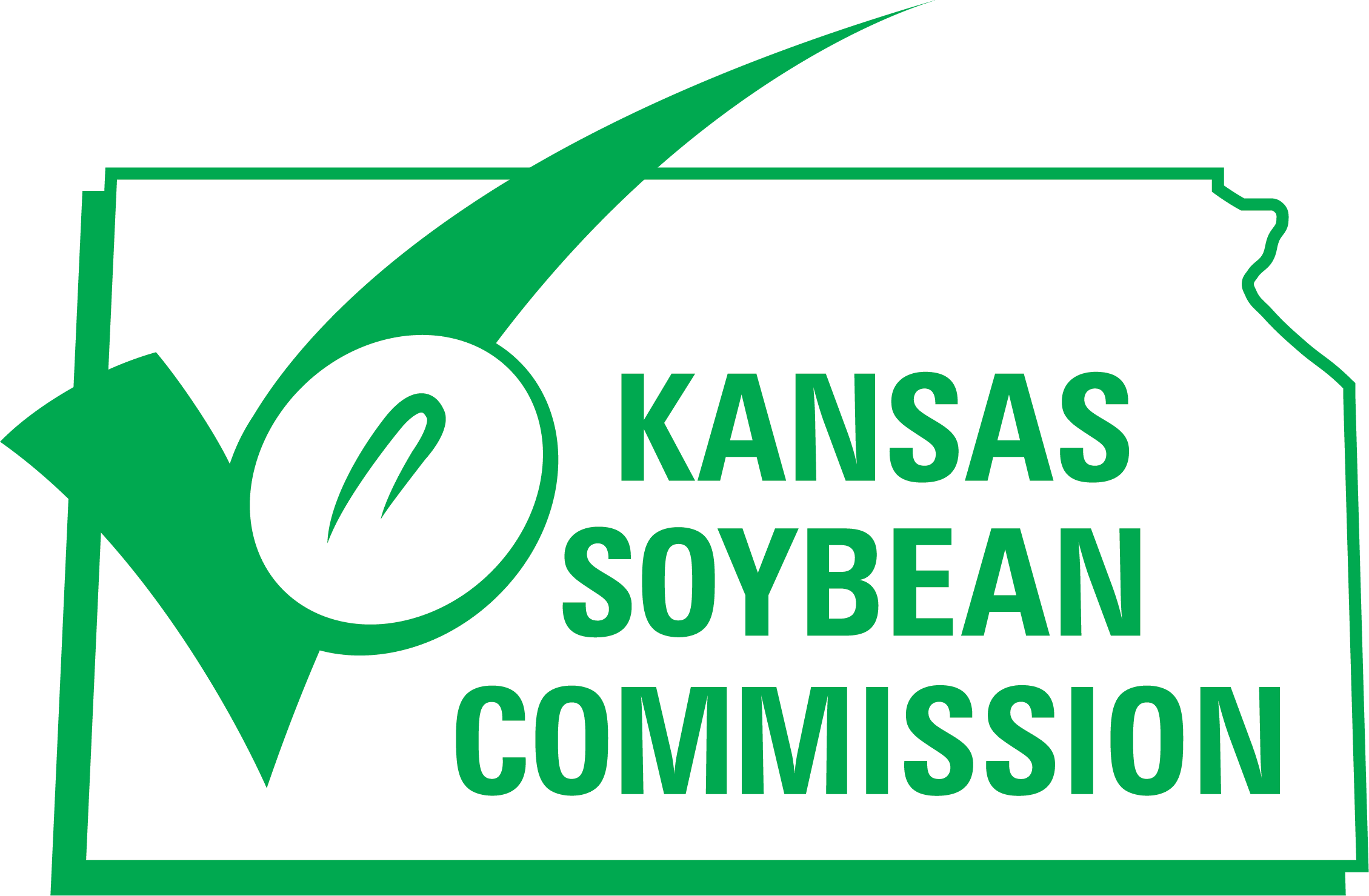 Kssoy Cmsn Logo Pms355 - Kansas Soybean Commission Png Clipart (2259x1479), Png Download