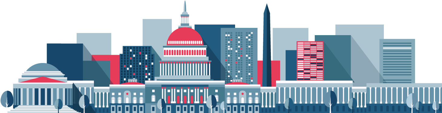 Keep Up With Federal Regulations And Evolving Payment - Washington Dc Skyline Png Clipart (1468x376), Png Download