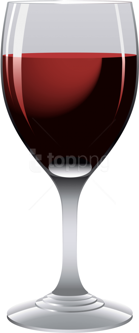 Free Png Download Red Wine Glass Image Clipart Png - Red Wine Glass Clipart Transparent Png (480x1148), Png Download